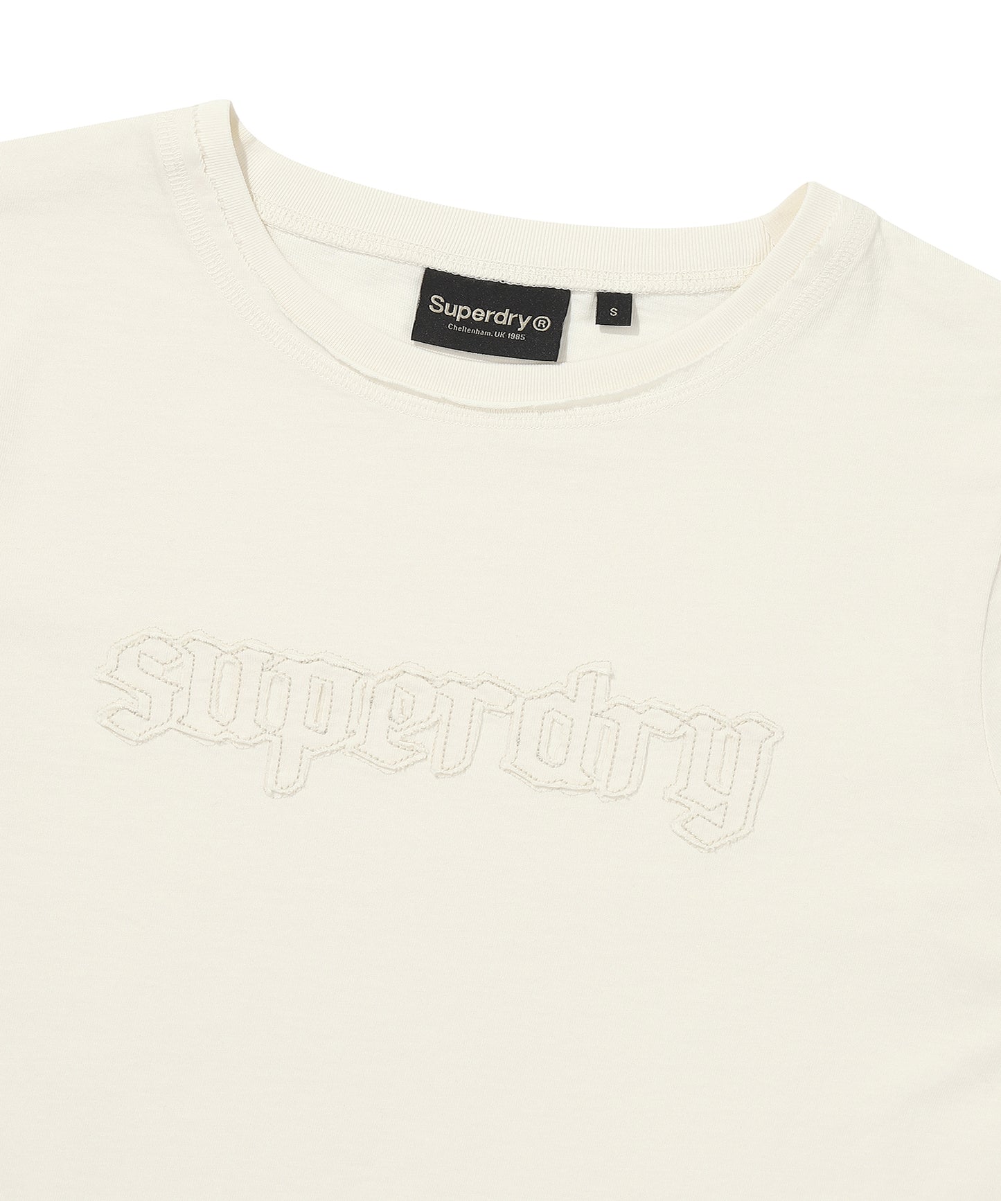 W Vintage Logo Patch T-Shirt 2