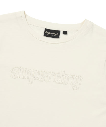 W Vintage Logo Patch T-Shirt 2