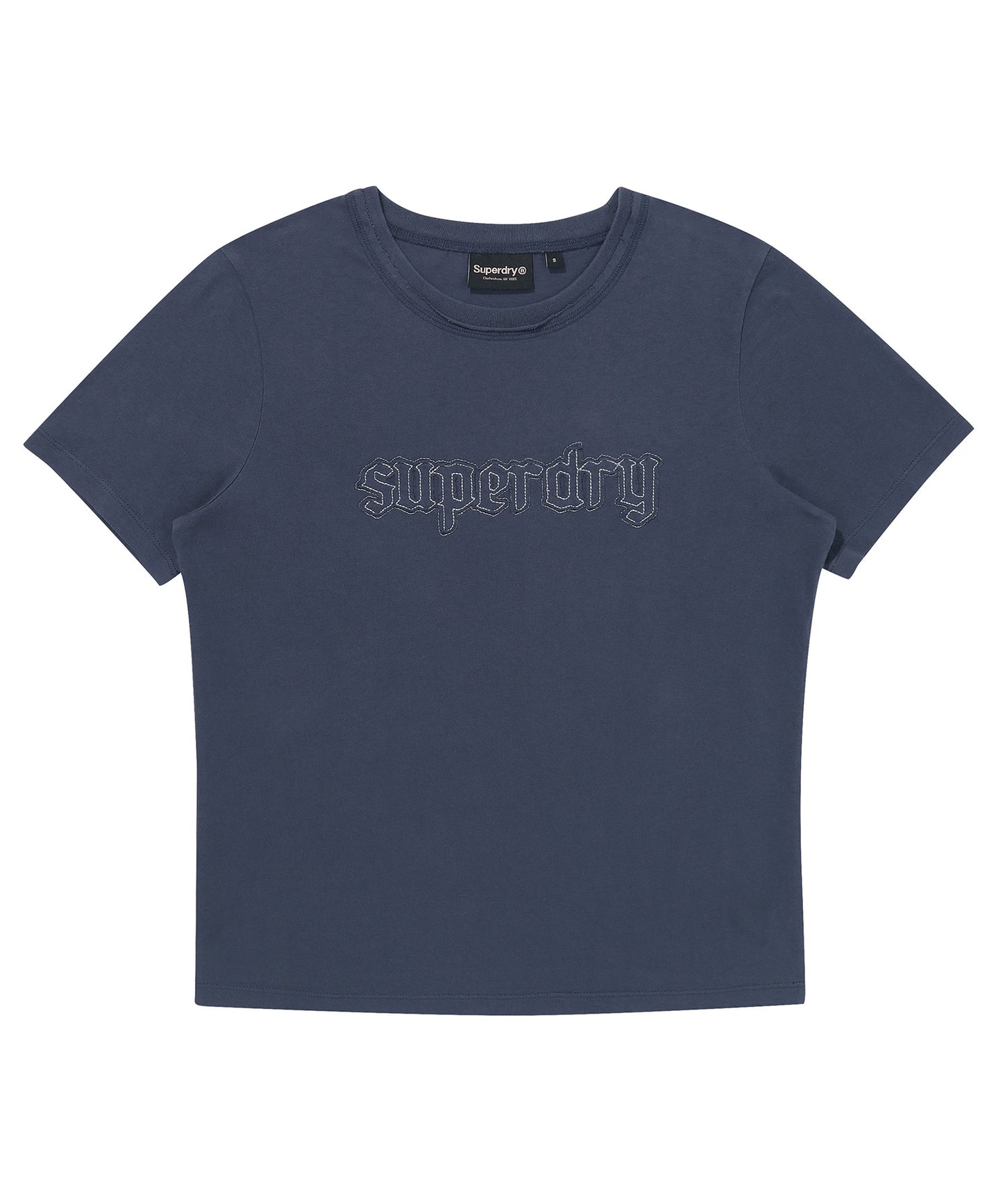 W Vintage Logo Patch T-Shirt 2