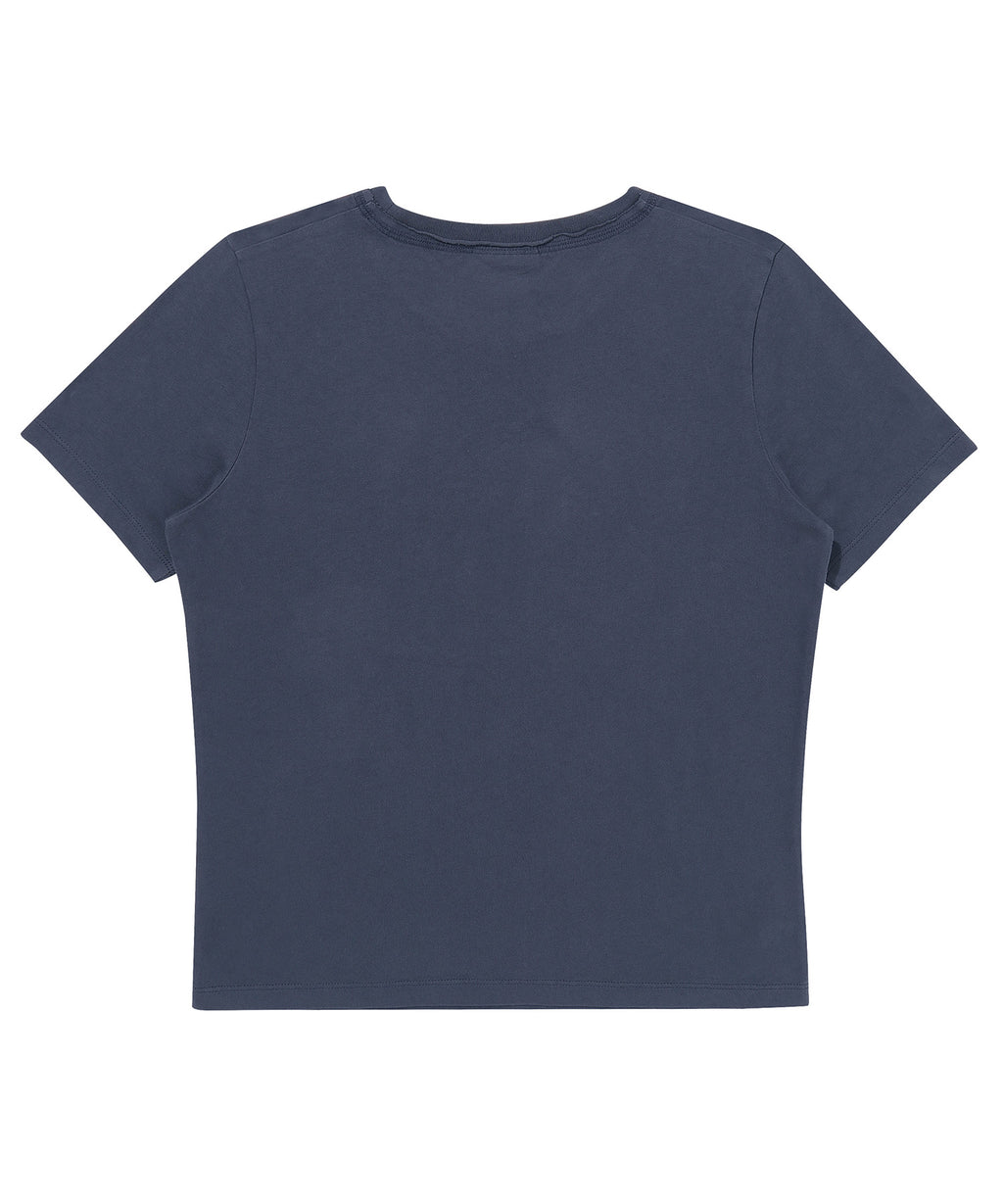 W Vintage Logo Patch T-Shirt 2