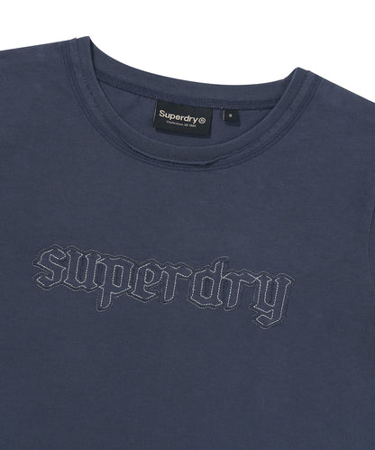 W Vintage Logo Patch T-Shirt 2