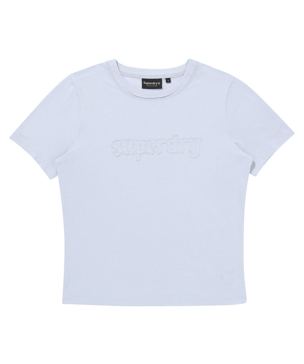 W Vintage Logo Patch T-Shirt 2