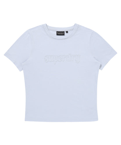 W Vintage Logo Patch T-Shirt 2
