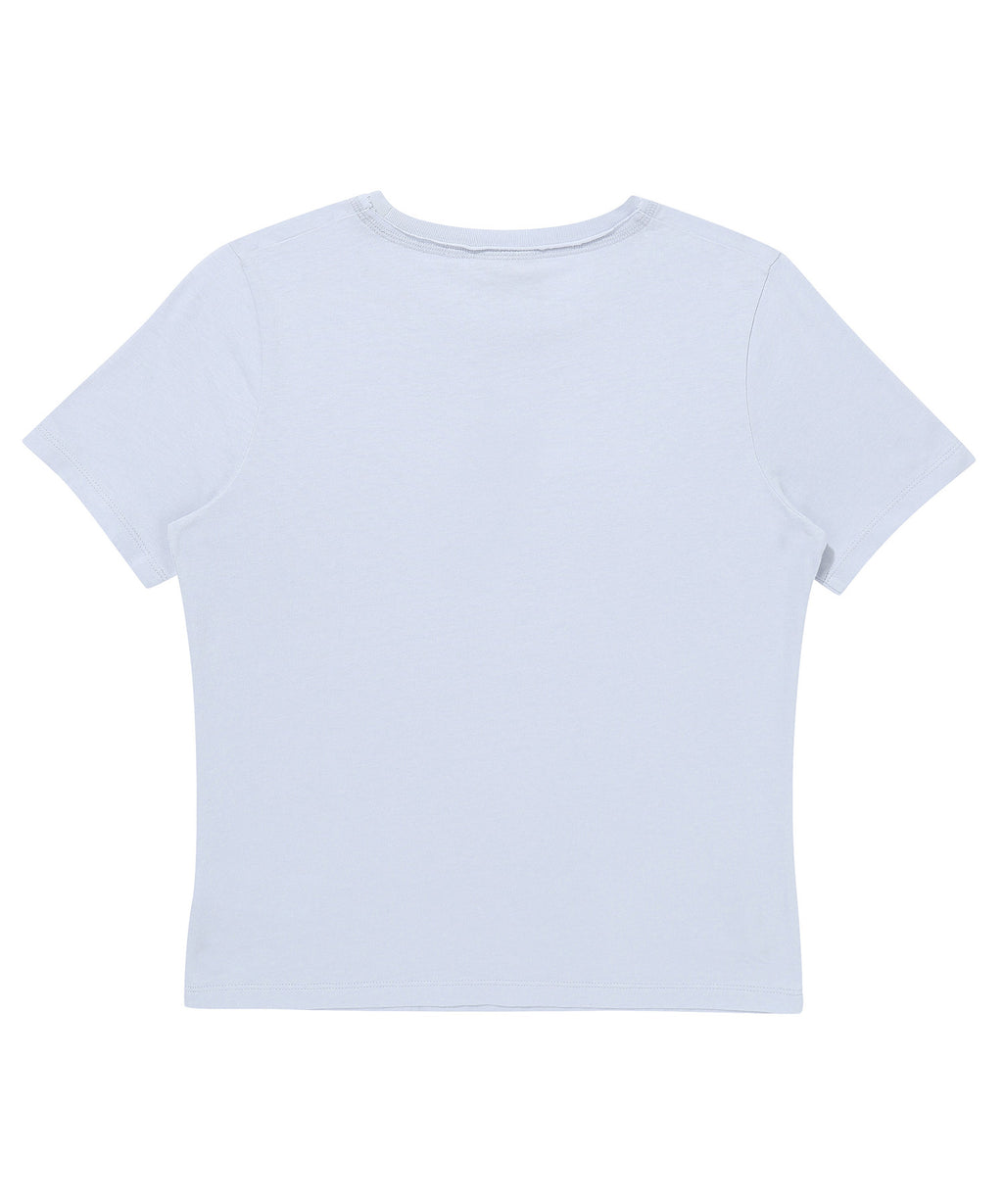 W Vintage Logo Patch T-Shirt 2