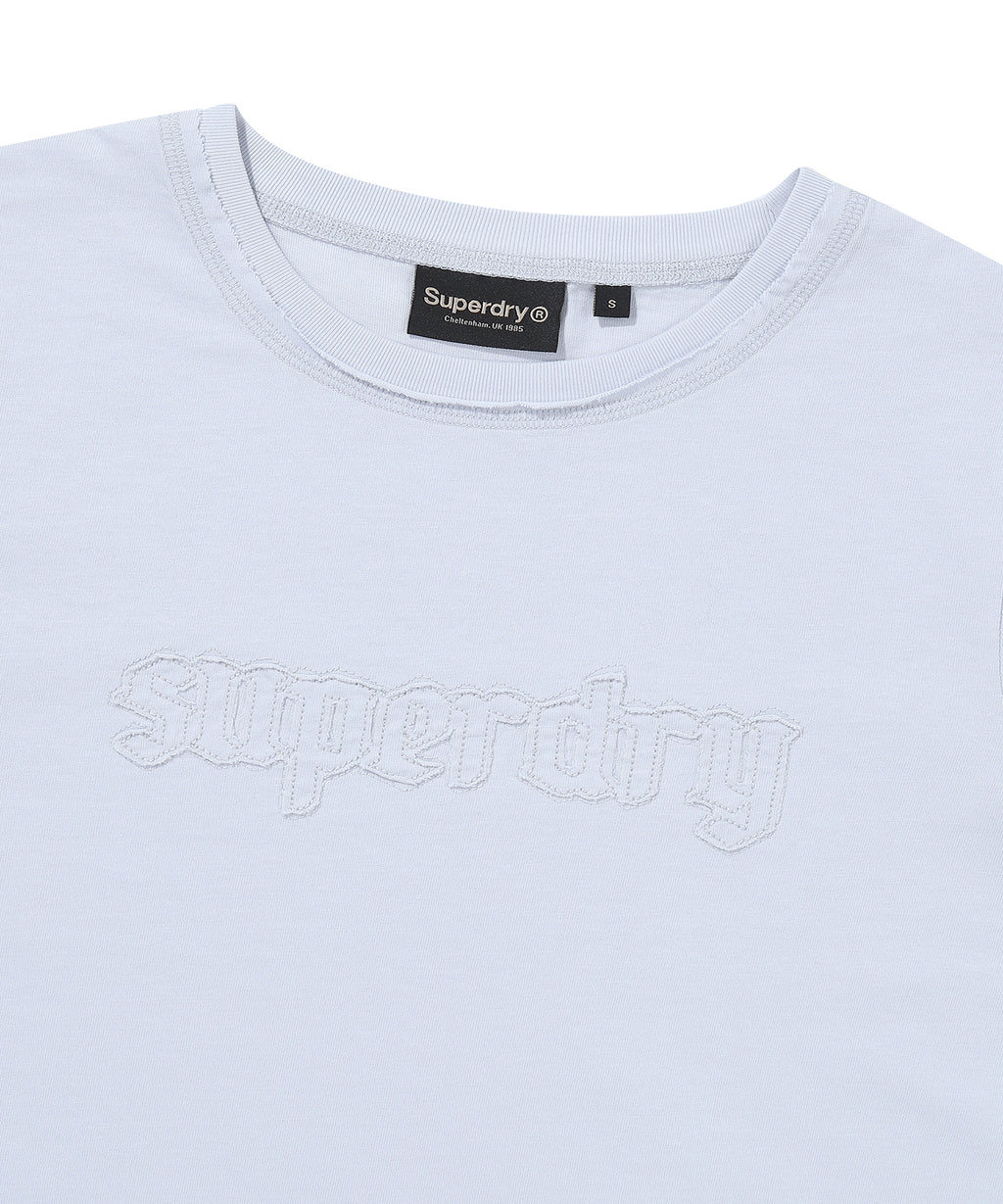 W Vintage Logo Patch T-Shirt 2