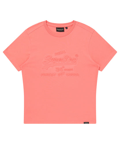 W Logo Embossed T-Shirt