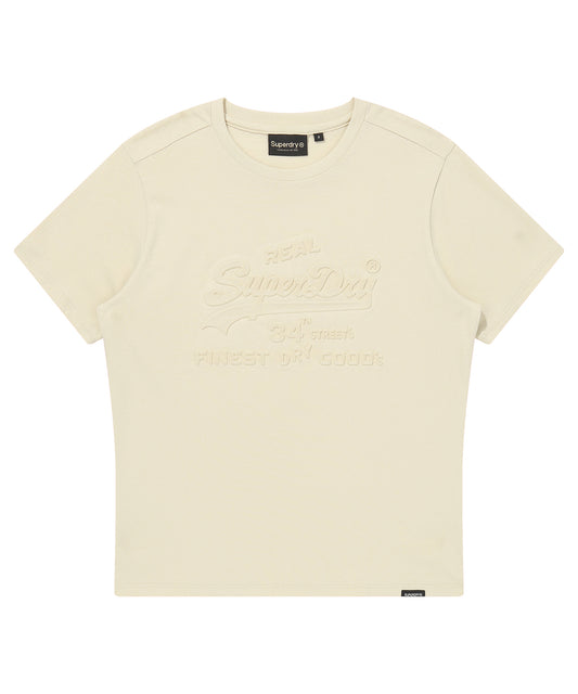 W Logo Embossed T-Shirt