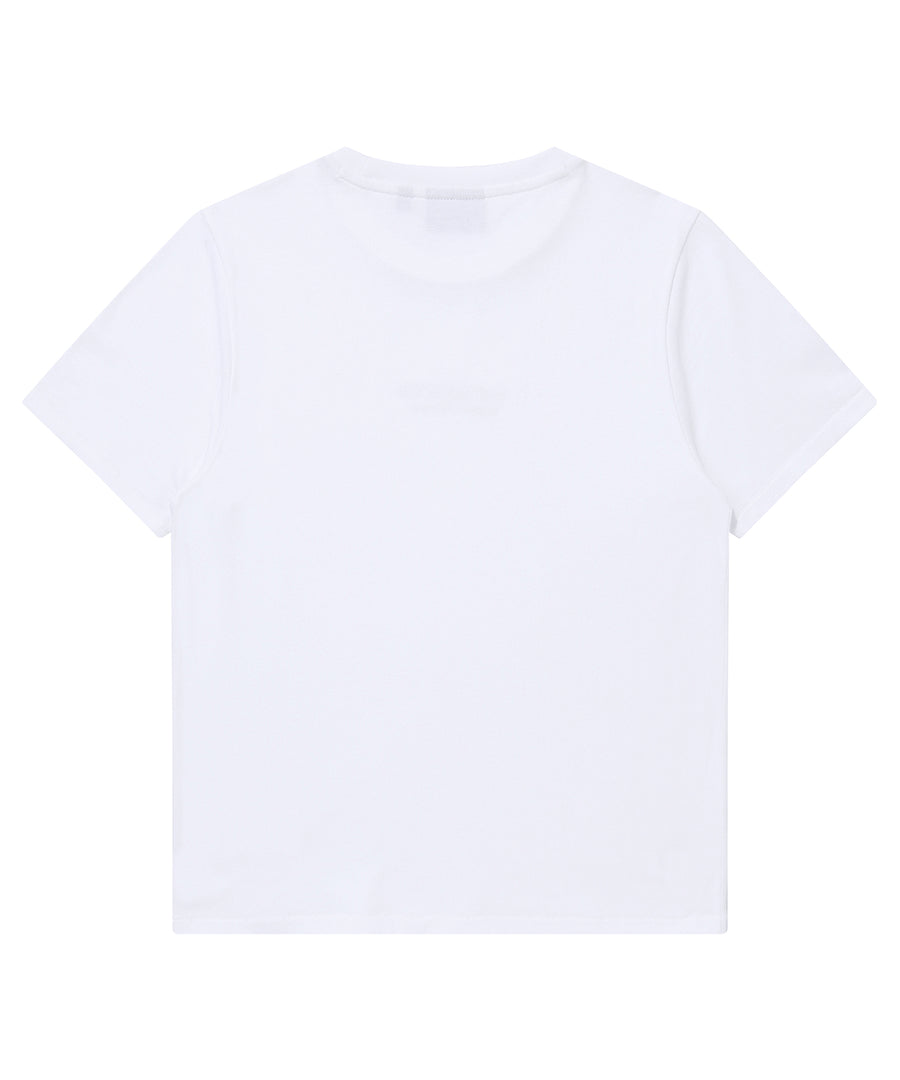 W Logo Embroidered T-Shirt