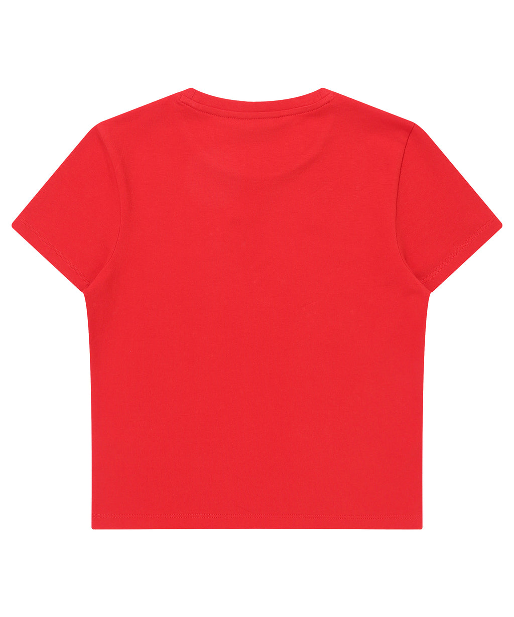 W Vintage Script Crop T-Shirt