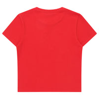 W Vintage Script Crop T-Shirt