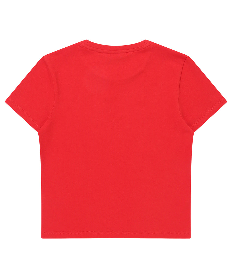 W Vintage Script Crop T-Shirt