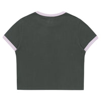 W Heart Graphic Ringer T-Shirt