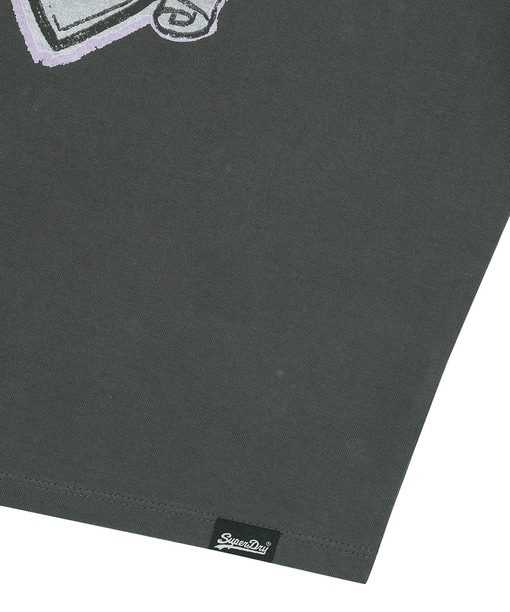 W Heart Graphic Ringer T-Shirt