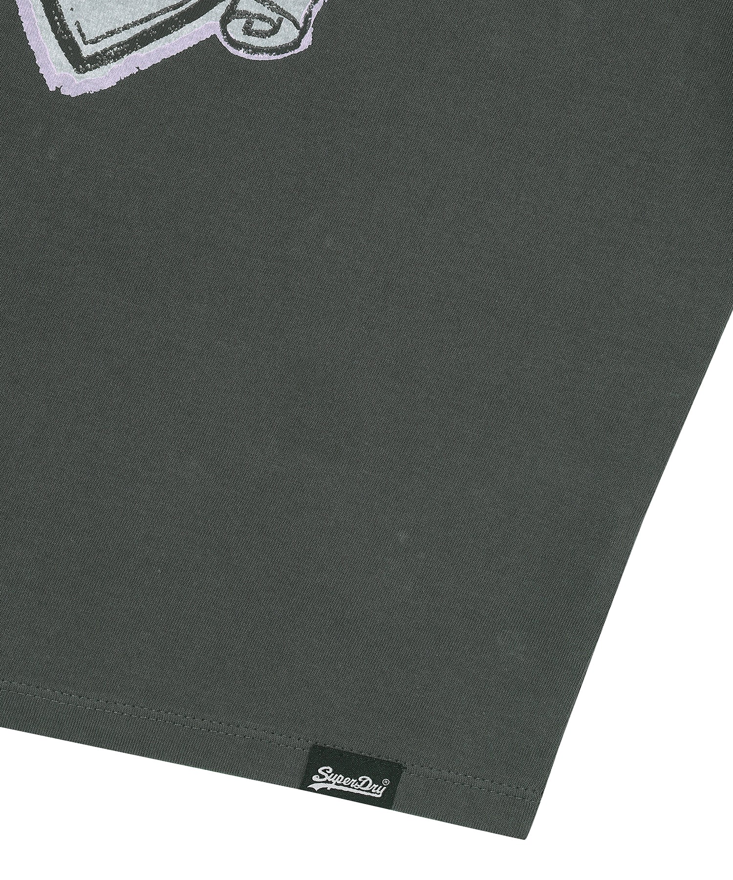 W Heart Graphic Ringer T-Shirt