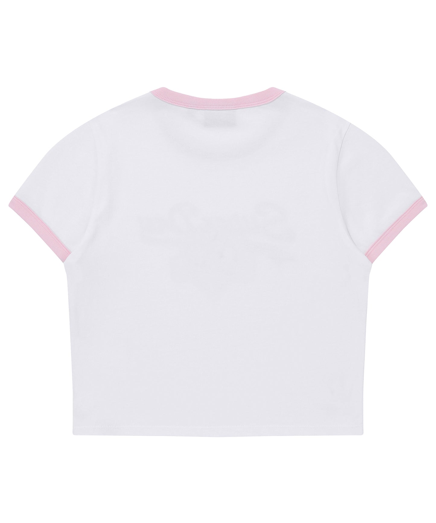 W Heart Graphic Ringer T-Shirt