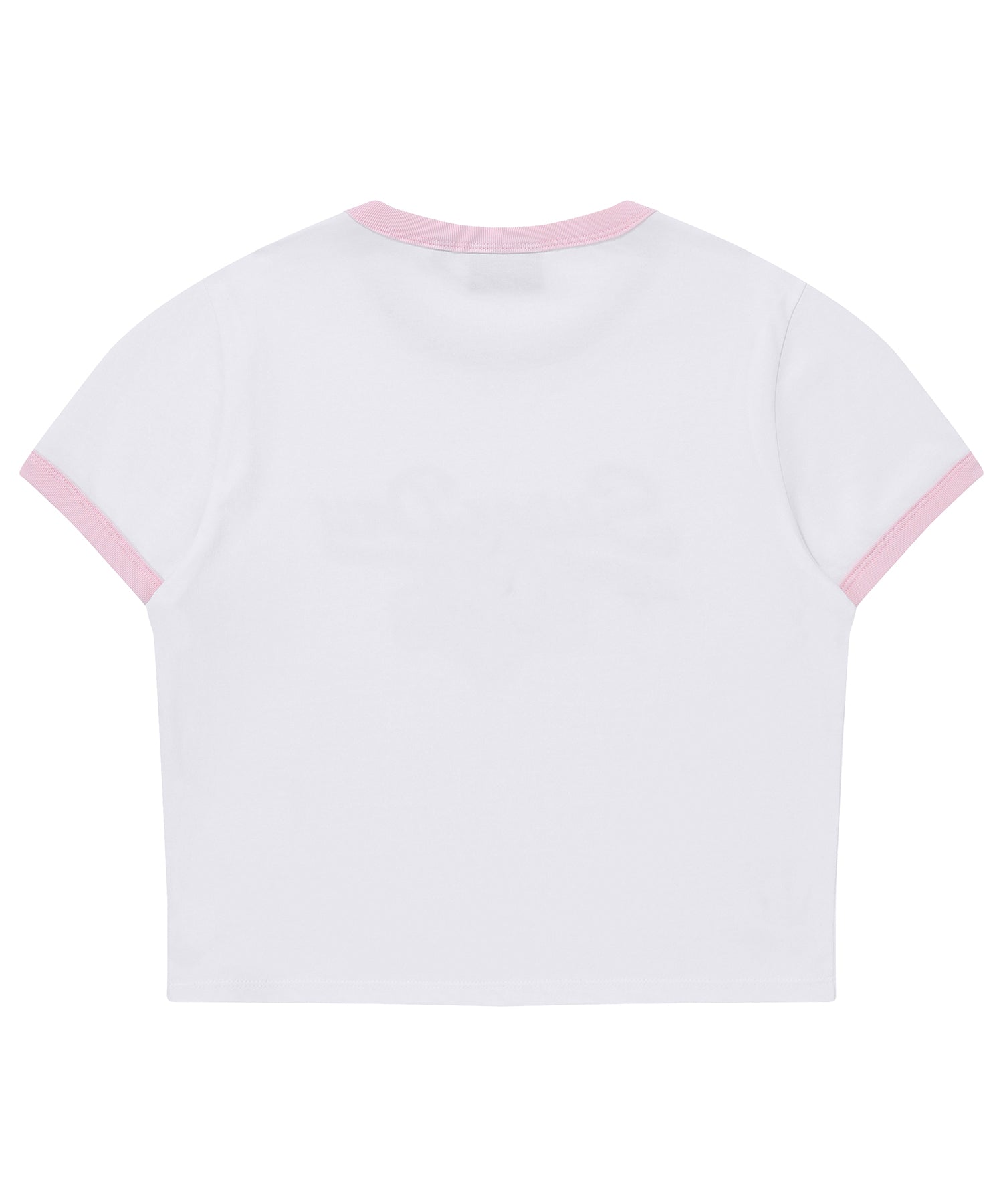 W Heart Graphic Ringer T-Shirt