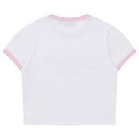 W Heart Graphic Ringer T-Shirt