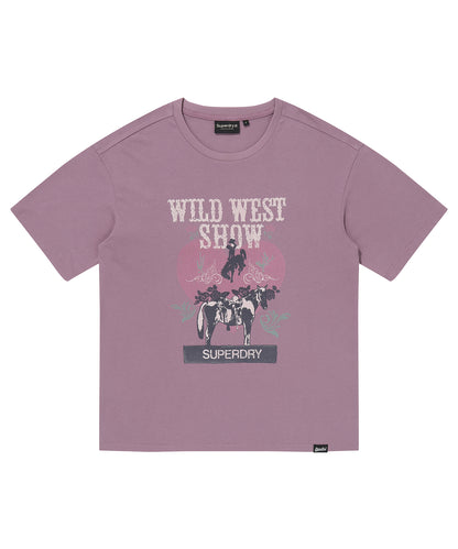 W Vintage Heart Graphic T-Shirt