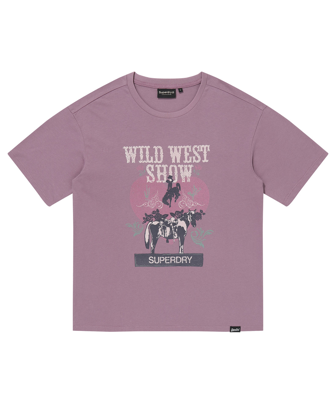 W Vintage Heart Graphic T-Shirt