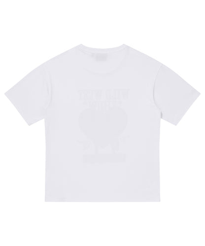 W Vintage Heart Graphic T-Shirt