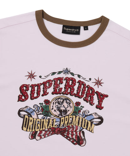 W Carnival Graphic Ringer T-Shirt