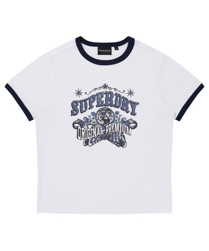 W Carnival Graphic Ringer T-Shirt