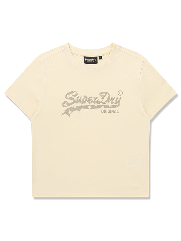W Star Pattern Logo T-Shirt
