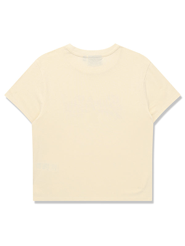 W Star Pattern Logo T-Shirt