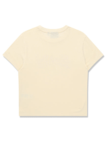 W Star Pattern Logo T-Shirt