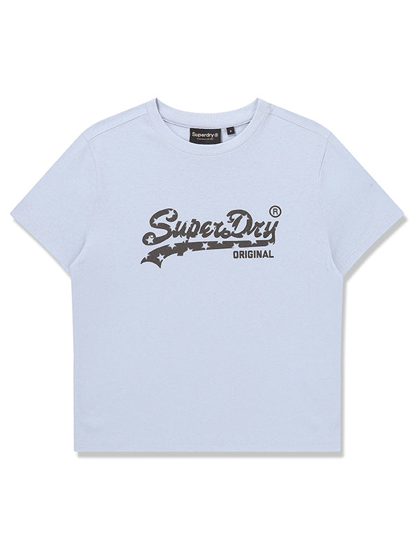 W Star Pattern Logo T-Shirt