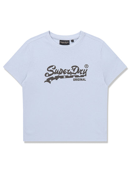 W Star Pattern Logo T-Shirt