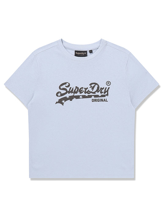 W Star Pattern Logo T-Shirt