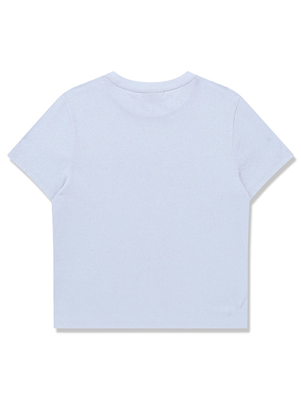 W Star Pattern Logo T-Shirt