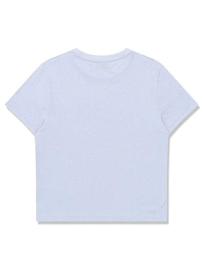 W Star Pattern Logo T-Shirt