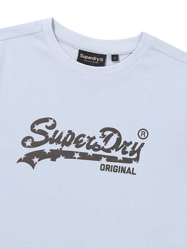 W Star Pattern Logo T-Shirt