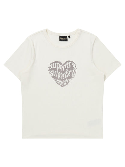 W Heart Logo T-Shirt