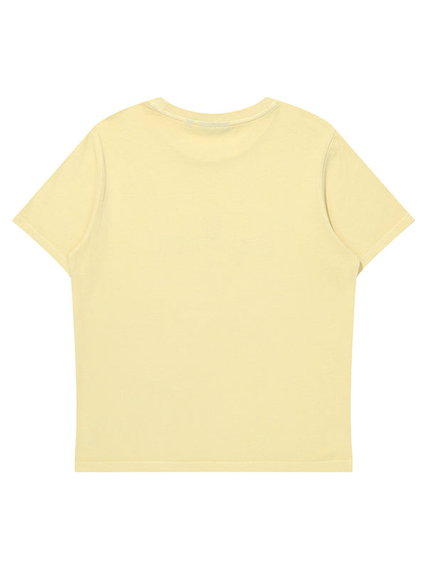 W Rose Graphic Dyed T-Shirt