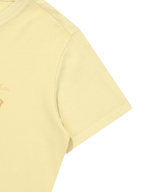 W Rose Graphic Dyed T-Shirt