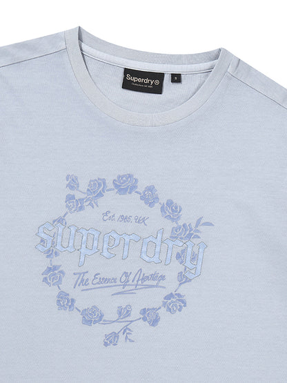 W Rose Graphic Dyed T-Shirt