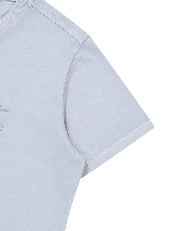 W Rose Graphic Dyed T-Shirt