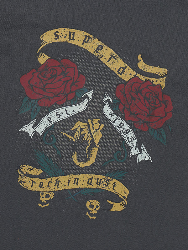 W Twin Rose Graphic T-Shirt