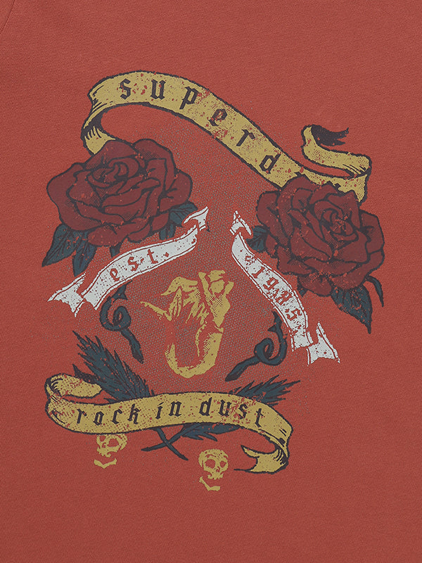 W Twin Rose Graphic T-Shirt