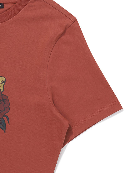 W Twin Rose Graphic T-Shirt