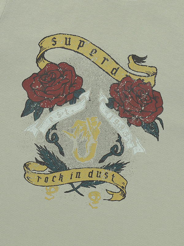 W Twin Rose Graphic T-Shirt