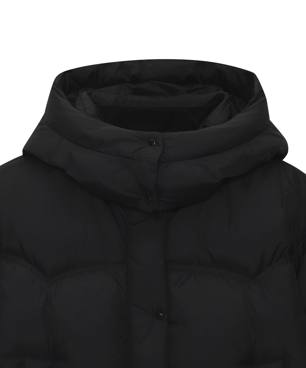 W Hood Down Puffer
