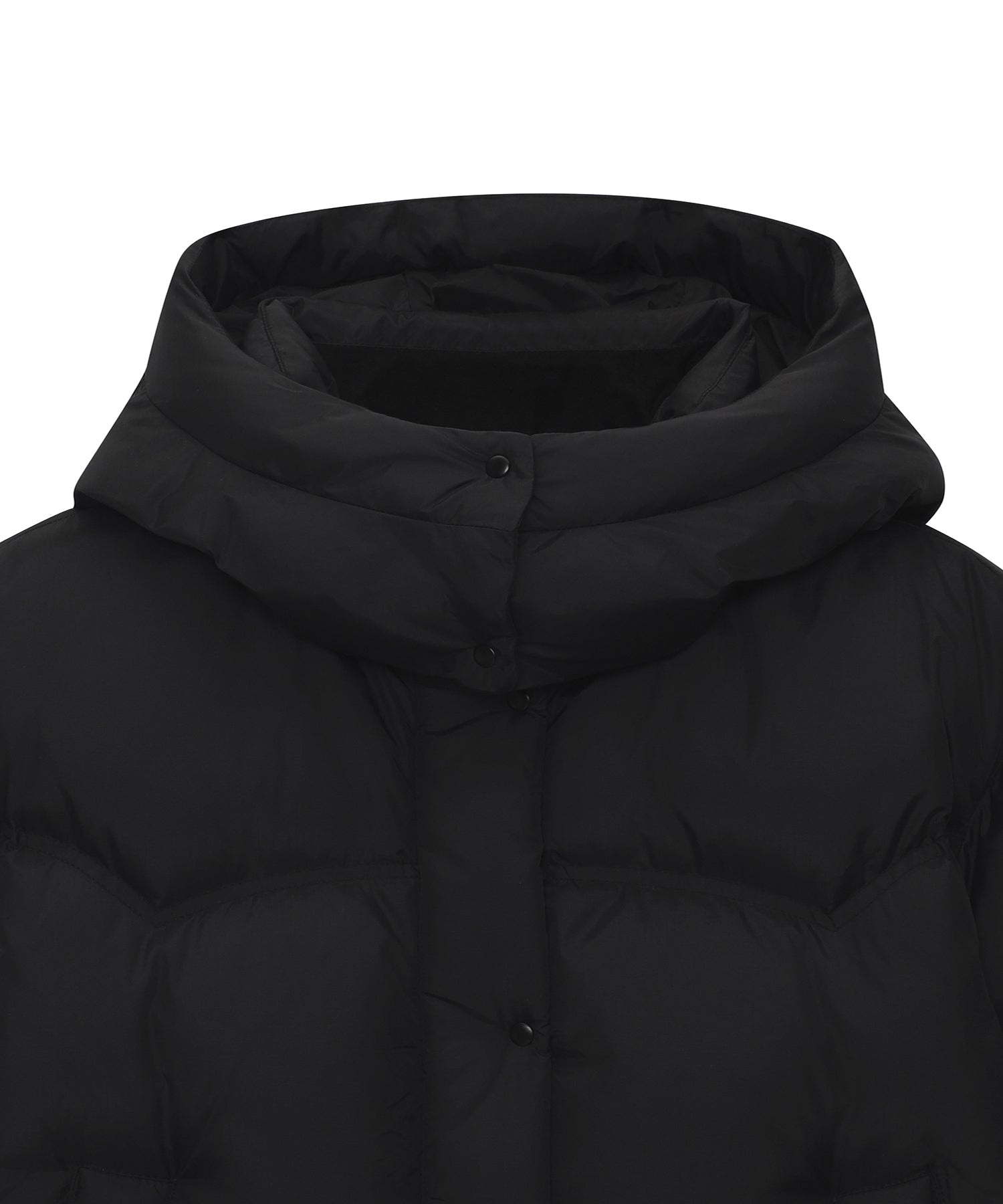 W Hood Down Puffer