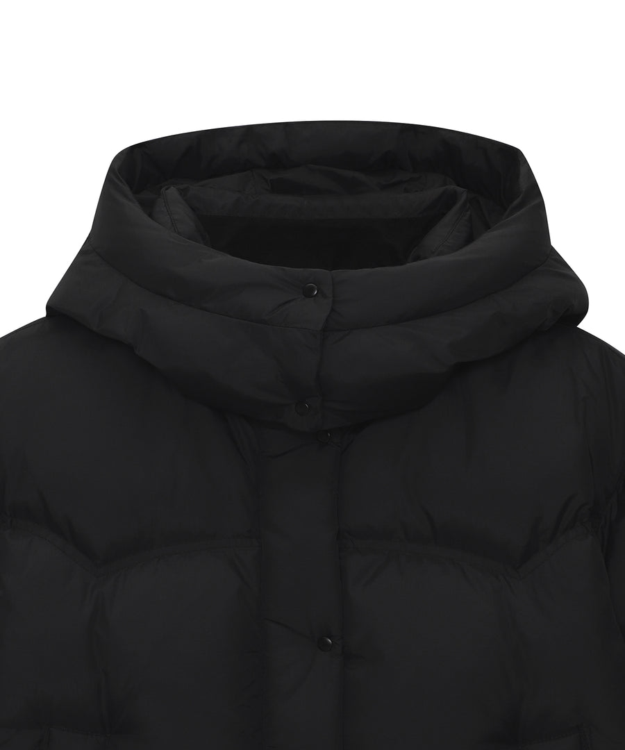 W Hood Down Puffer