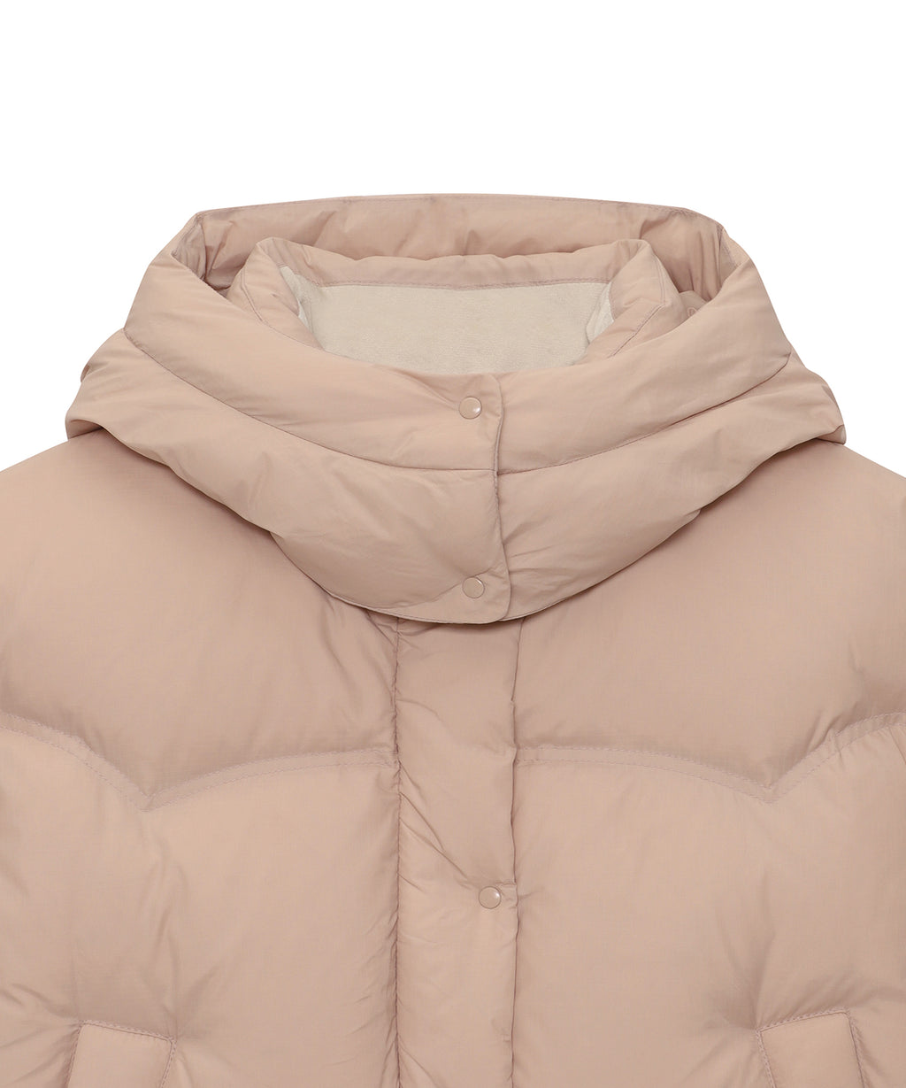 W Hood Down Puffer