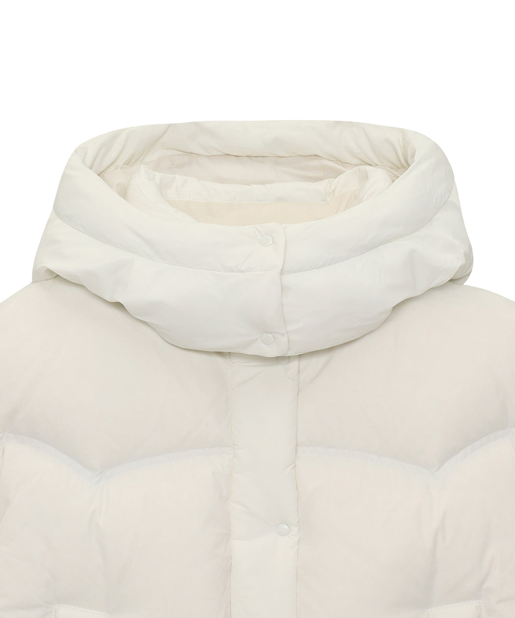 W Hood Down Puffer