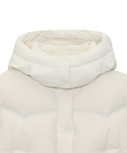 W Hood Down Puffer